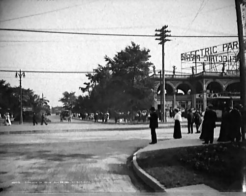 Electric Park - Street Corner Of Park (newer photo)